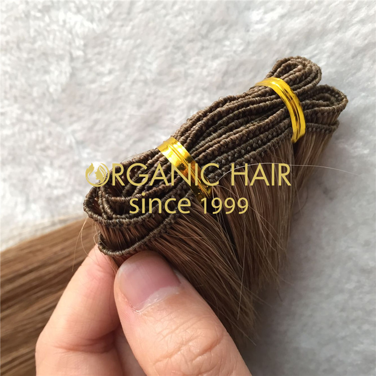 High quality hair extensions sale--Hand tied weft hair extensions C20